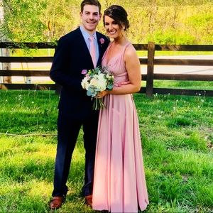 Blush infinity dress